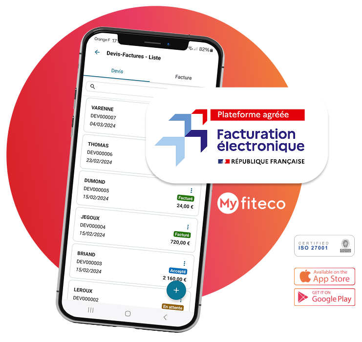 My fiteco - devis factures